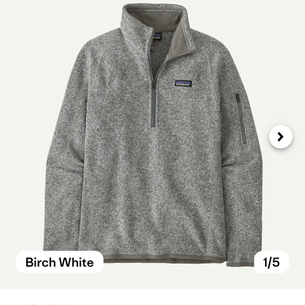 Patagonia Women's Better Sweater 1/4-Zip Fleece Size Small - Picture 5 of 14